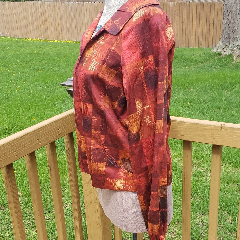 Abstract Pendleton Lightweight Jacket Sz Medium - image 3